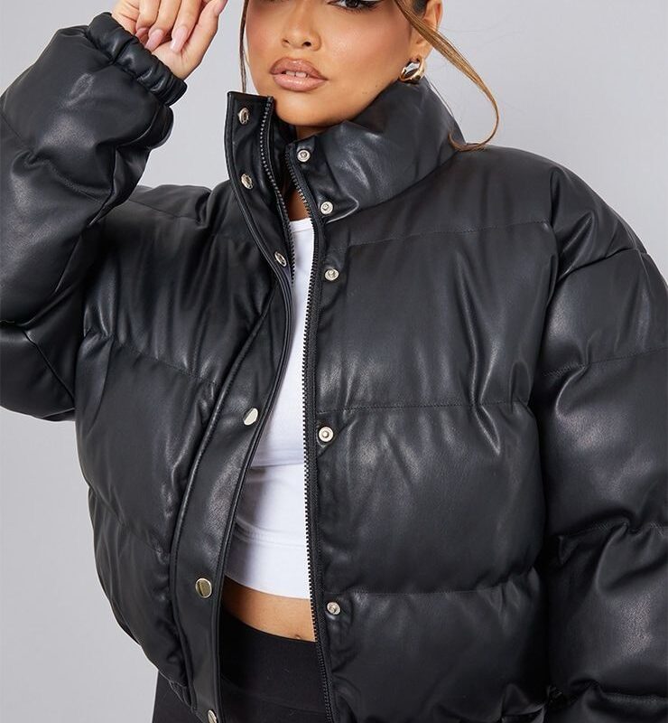 Campera puffer Cuerina