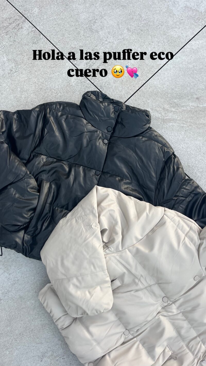 Campera puffer Cuerina - Imagen 2