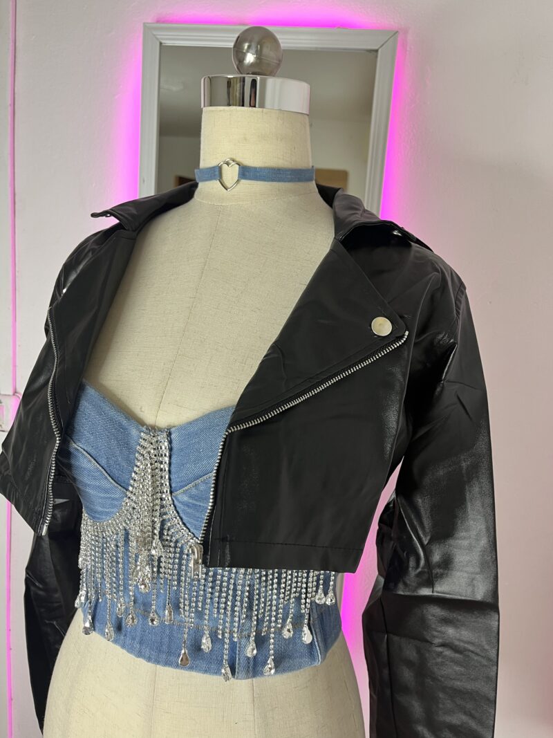 Chaqueta eco cuero
