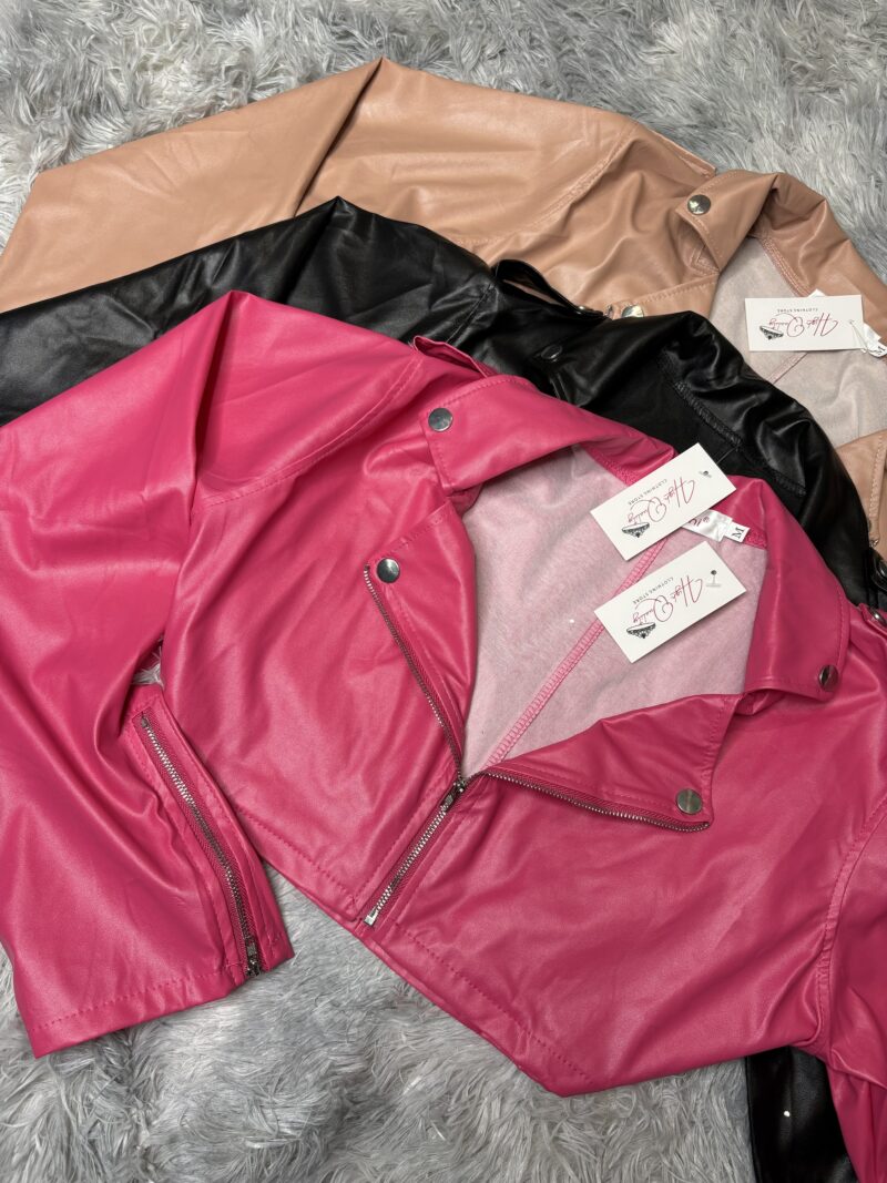 Chaqueta eco cuero - Imagen 2