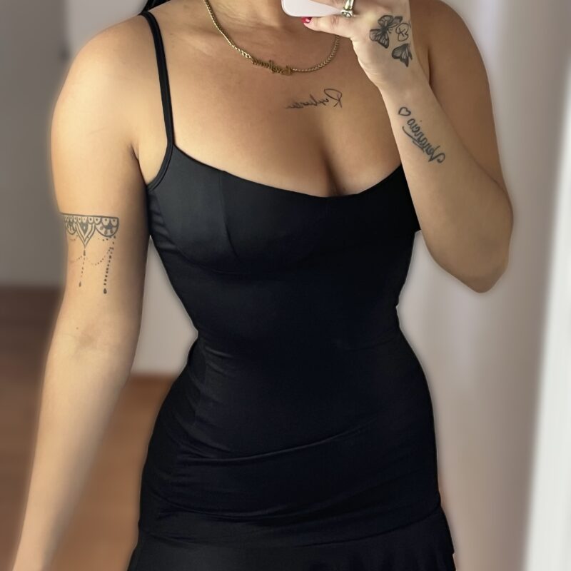 Vestido volados