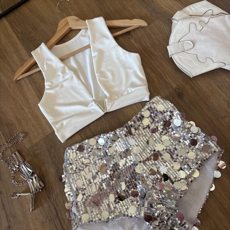 Micro short lentejuelas