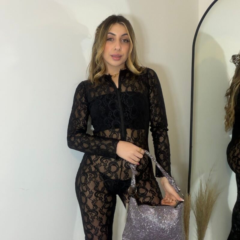 Catsuit de encaje