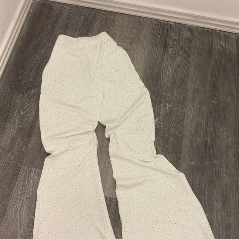 Pantalon strass blanco